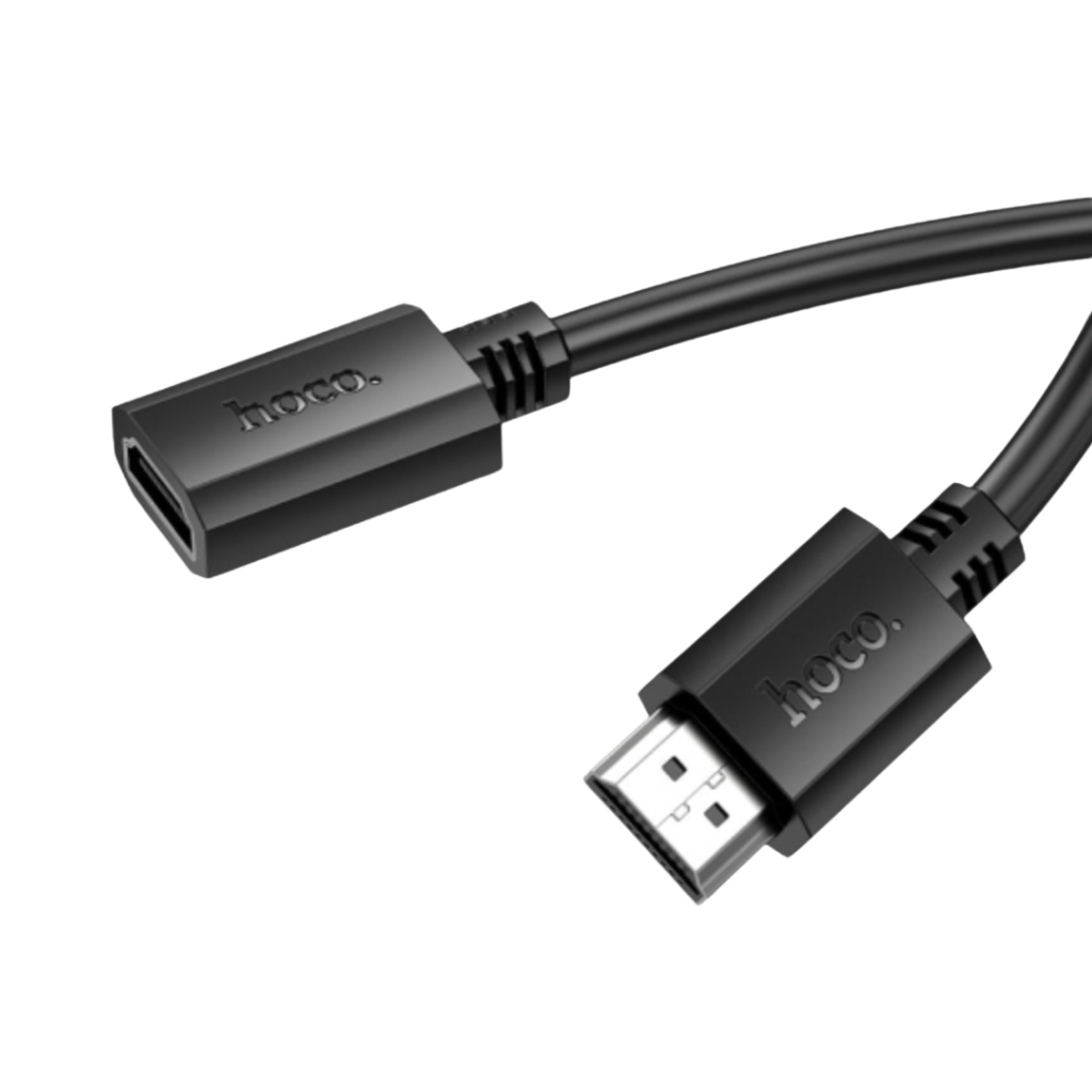 Cable HDTV male to HDTV female HOCO “US13” 4K HDMI To HDMI Cable 1M Cable HDTV male to HDTV female HOCO “US13” 4K HDMI To HDMI Cable 1M